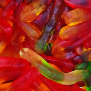 Goma Gusano Bicolor Ricolino por kilo