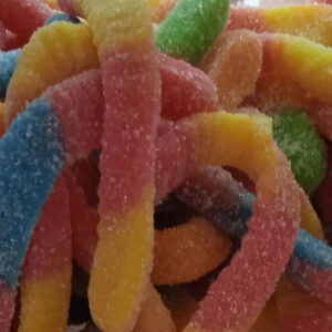 Lucky Gummys Lombriz Neón por kilo