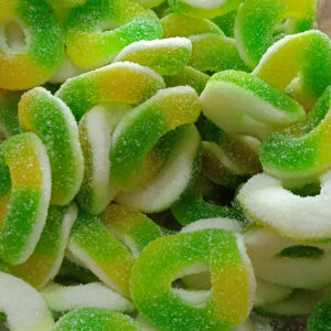 Lucky Gummy Aros Manzana por kilo