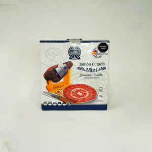 Kit Mini Jamón Curado La Barrica 1 kg con jamonero y cuchillo